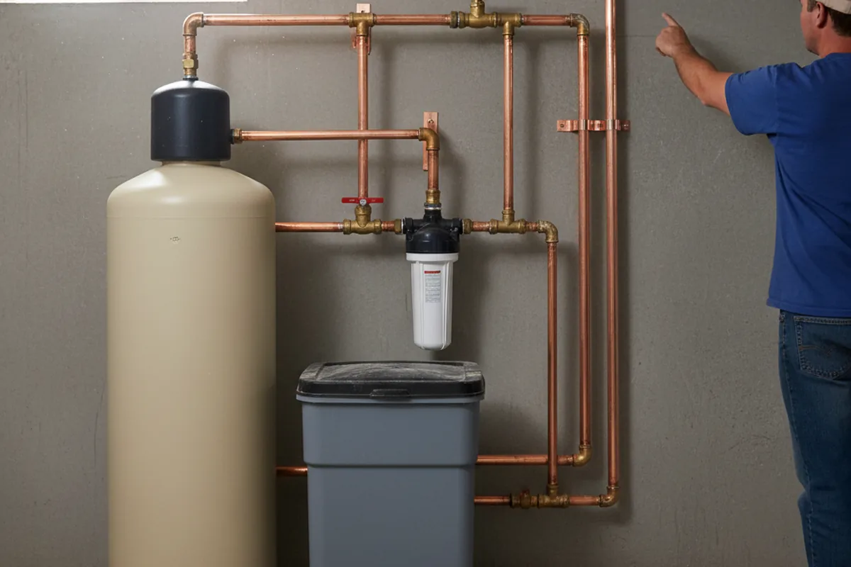 Whole-house water treatment system installed in Suffield